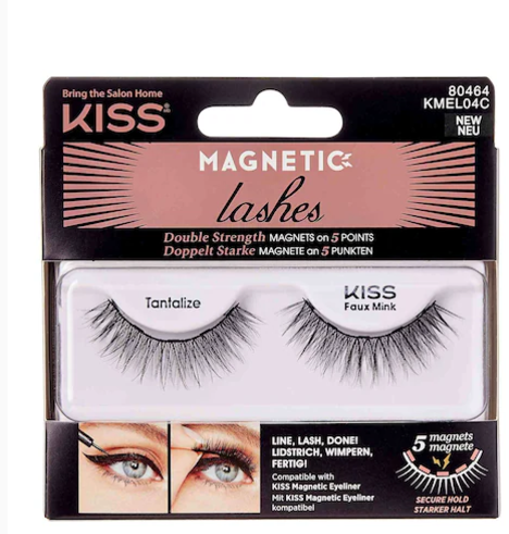 Kiss Magnetic False Eye Lashes Black KMEL04C