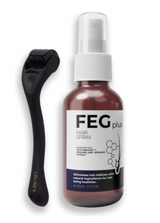 FEG Plus Hair Growth Serum with Hair Roller