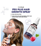 FEG Plus Hair Growth Serum with Hair Roller