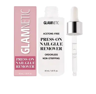 Glamnetic Press On Nail Remover | Odorless, No Acetone, Gentle Press-On Nail Remover Serum for Fake Nails | 30 ml/1.01 fl. oz. Glamnetic