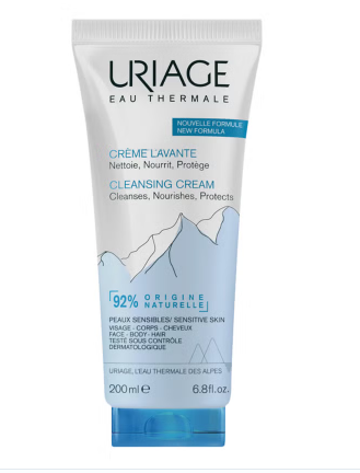 Uriage Eau Thermale Cleansing Cream For Face, Body & Hair 200ml Uriage