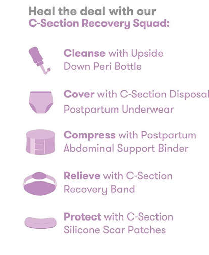 Postpartum Abdominal Support Binder frida mom