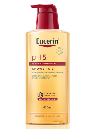 Eucerin pH5 Skin Protection Moisturizing Shower Oil For Very Dry & Sensitive Skin 400ml Eucerin