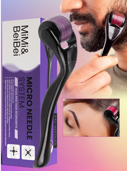 0.5mm Microneedle Roller System For Hair & Beard Growth