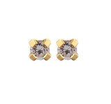 STUDEX TINY TIPS CHILDREN'S EARRINGS TT-740 2mm CZ