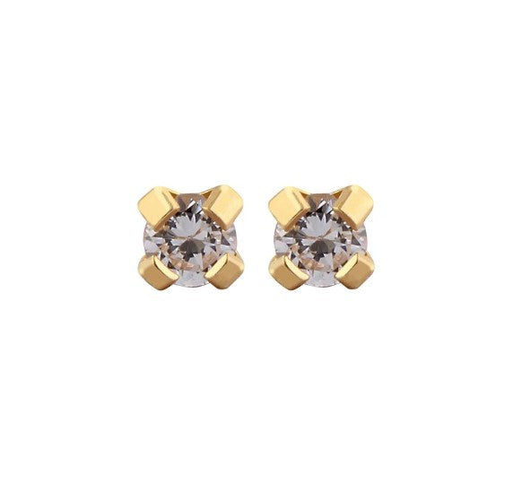 STUDEX TINY TIPS CHILDREN'S EARRINGS TT-740 2mm CZ