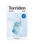 Torriden Dive In Hyaluronic Acid Facial Sheet Mask 27ml, Pack of 10's