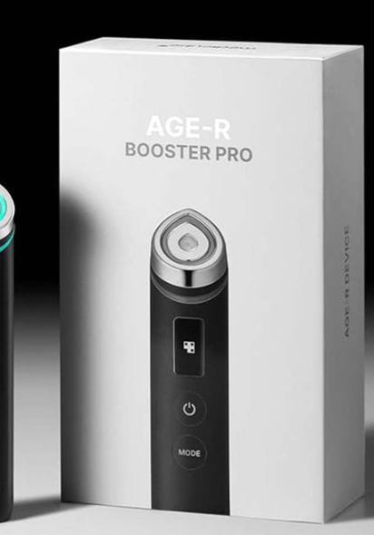 Medicube AGE-R Booster Pro Facial Device – Black | Advanced Facial Lifting & Skin Rejuvenation Device