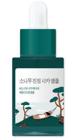 Round Lab Pine Calming Cica Ampoule - Soothing Serum with Cica & Pine Leaf Extract for Redness Relief and Skin Barrier Repair 30 ml