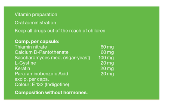 Pantogar Specific Treatment For Hair And Nails 90 Caps