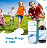 Marnys Omega 3 1200mg Fish Oil Supplement Liquid, Lemon Flavour 125ml