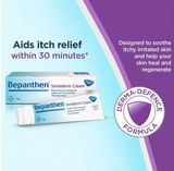 Bepanthen Sensiderm Cream, Cortisone Free, For Irritated, Itchy & Red Skin 50g