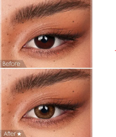 Bella Contact Lenses One Day Almond Brown 10's