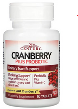 21st Century Cranberry Plus Probiotics 60 Tablets