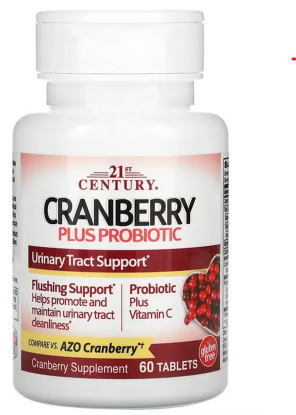 21st Century Cranberry Plus Probiotics 60 Tablets