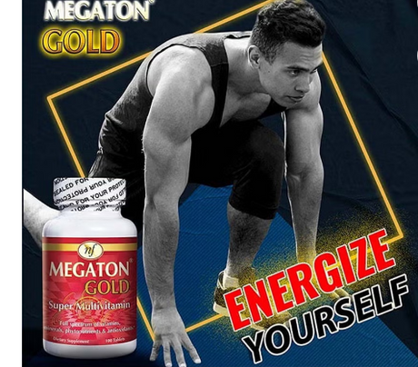 Natural Fervor Megaton Gold Super Multivitamin Supplement Tablets, Pack of 100's
