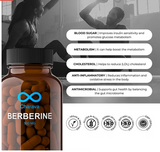 Charava Berberine 500mg Capsules For Diabetic Support & Heart Health, Pack of 60’s Charava