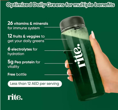 Rite Daily Greens Health Drink Mix 12g, Pack of 15's Rite