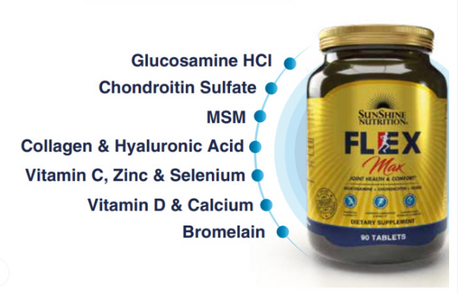 Sunshine Nutrition Flex Max 90 Tablets Sunshine Nutrition