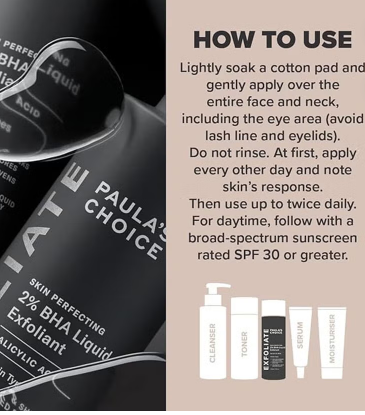 Paula's Choice Skin Perfecting 2% BHA Facial Liquid Exfoliant With Salicylic Acid 118ml