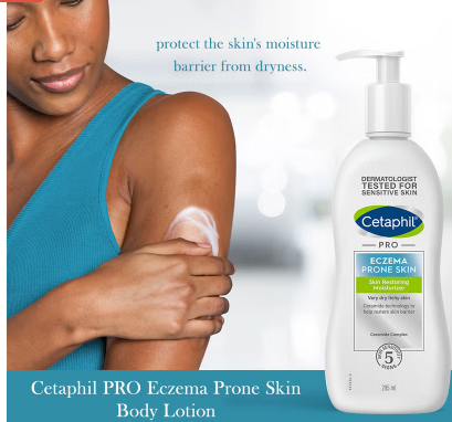 Cetaphil PRO Eczema Prone Skin Restoring Body Moisturizer For very dry, itchy Skin 295 mL