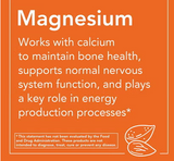 Now Magnesium 400mg Capsules For Energy Production & Nervous System Support, Pack of 180's