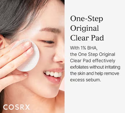 Cosrx One Step Original Clear Pad mit 1 % BHA, Einzelpackung mit 70 Stück