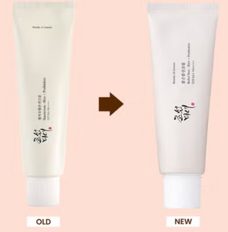 كريم الوقاية من الشمس العضوي من بيوتي أوف جوسون ريليف مع الأرز + البروبيوتيك SPF50+ وPA++++ 50 مل
