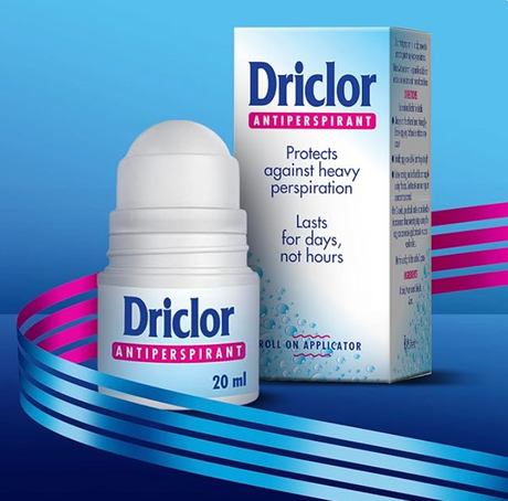 Driclor Antiperspirant, 20 ML, Controls Excessive Sweating, Long-Lasting Protection