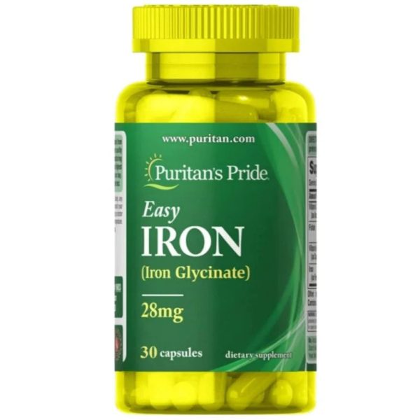 Puritan's Pride Easy Iron 28mg 30's