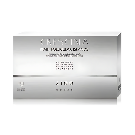 Crescina Follicular Islands Re-Growth 2100 Hair-Loss Woman Vials 20's (add 2+1 Free )