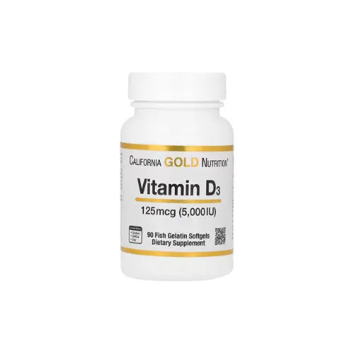 Vitamin D3 125 Mcg Dietary Supplement 90 Softgels (5,000 Iu) www