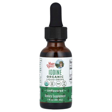 Mary Ruth's Organic Iodine Drops, 30 Ml, Powerful Liquid Iodine Supplement Mary Ruth's