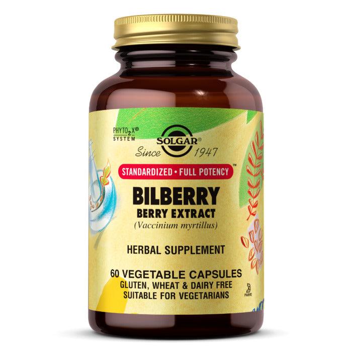 Solgar Sfp Bilberry Berry Extract, 60 Vegetable Capsules