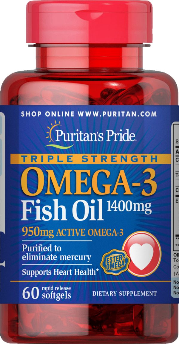 Puritan's Pride Omega3 1400Mg Caps 60S