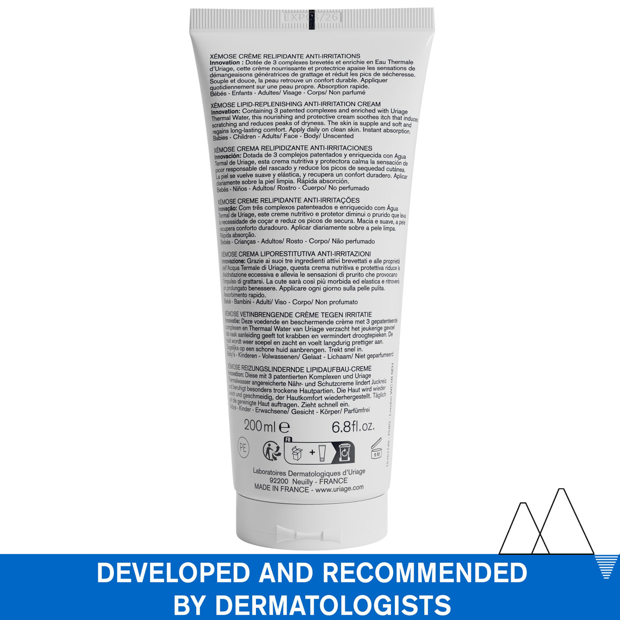 Uriage Xemose Lipid-Replenishing Anti Irritation Cream 200ml