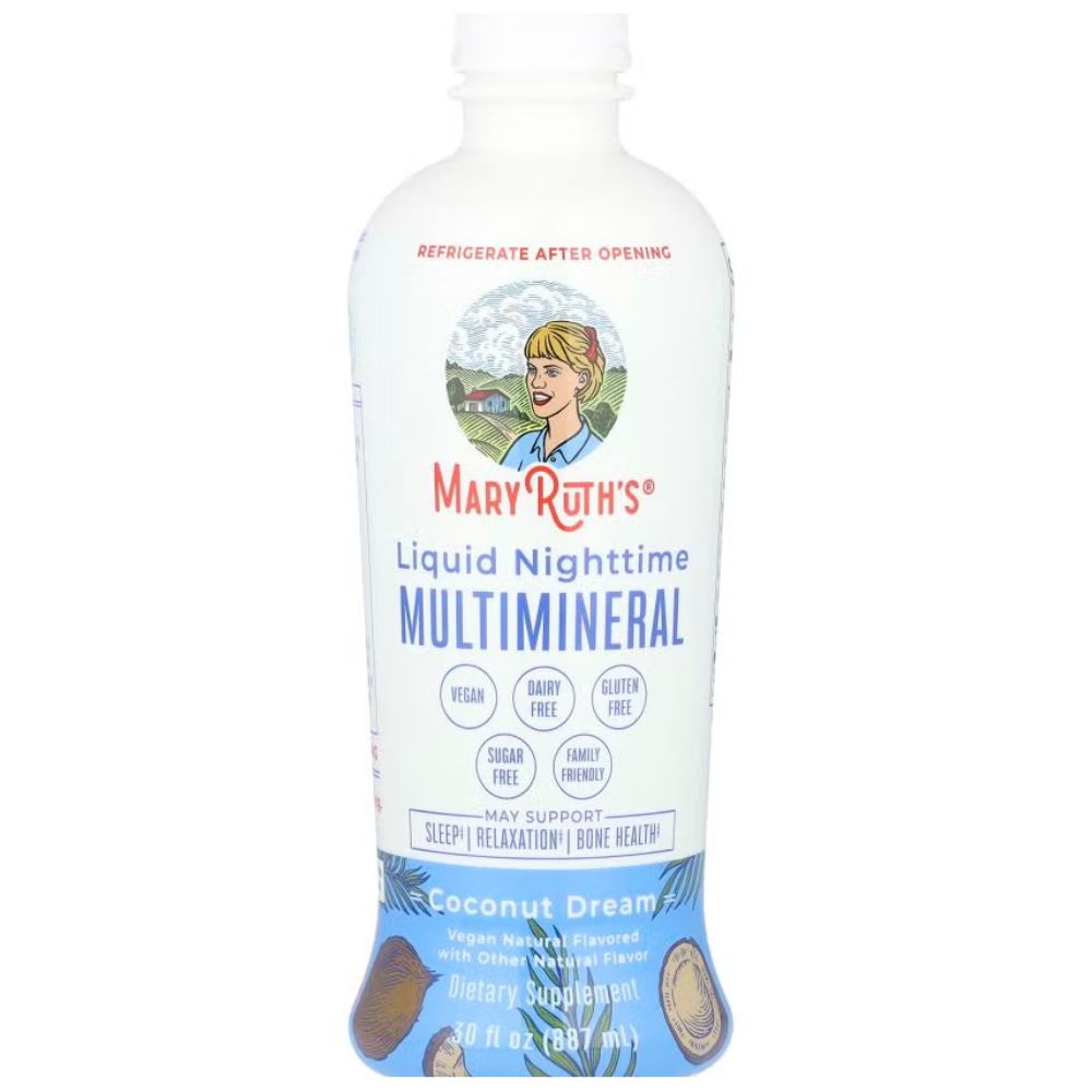 Mary Ruth's Multimineral, 887 Ml, Coconut Dream, Supports bone, muscle, and nervous system health