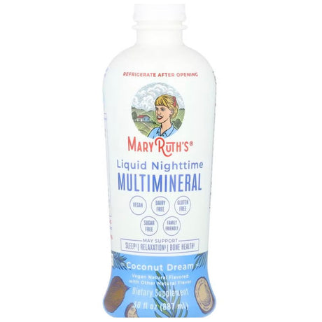 Mary Ruth's Multimineral, 887 Ml, Coconut Dream, Supports bone, muscle, and nervous system health Mary Ruth's