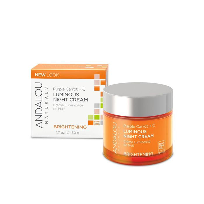 Andalou Naturals Purple Carrot+C Luminous Night Cream 50 ml