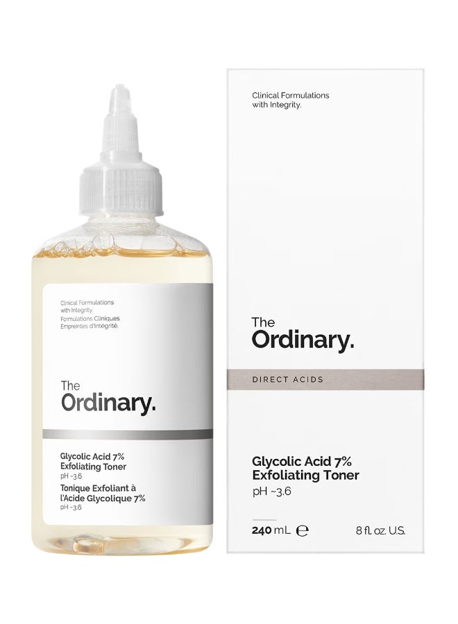 The Ordinary Glycolic Acid 7% Exfoliating Toner 240 ml