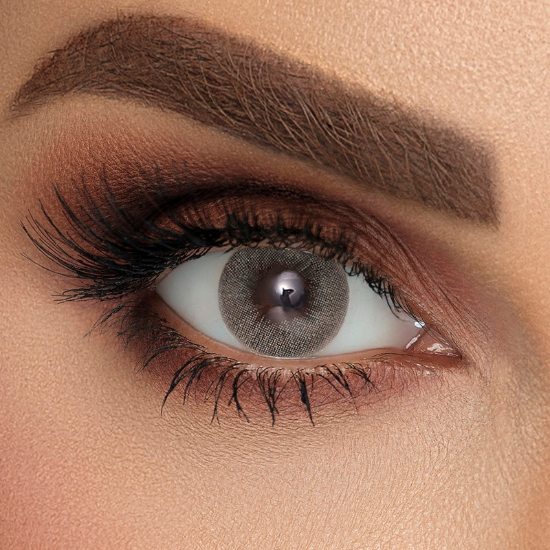 Sama Monthly Color Contact Lenses Hazel Tan