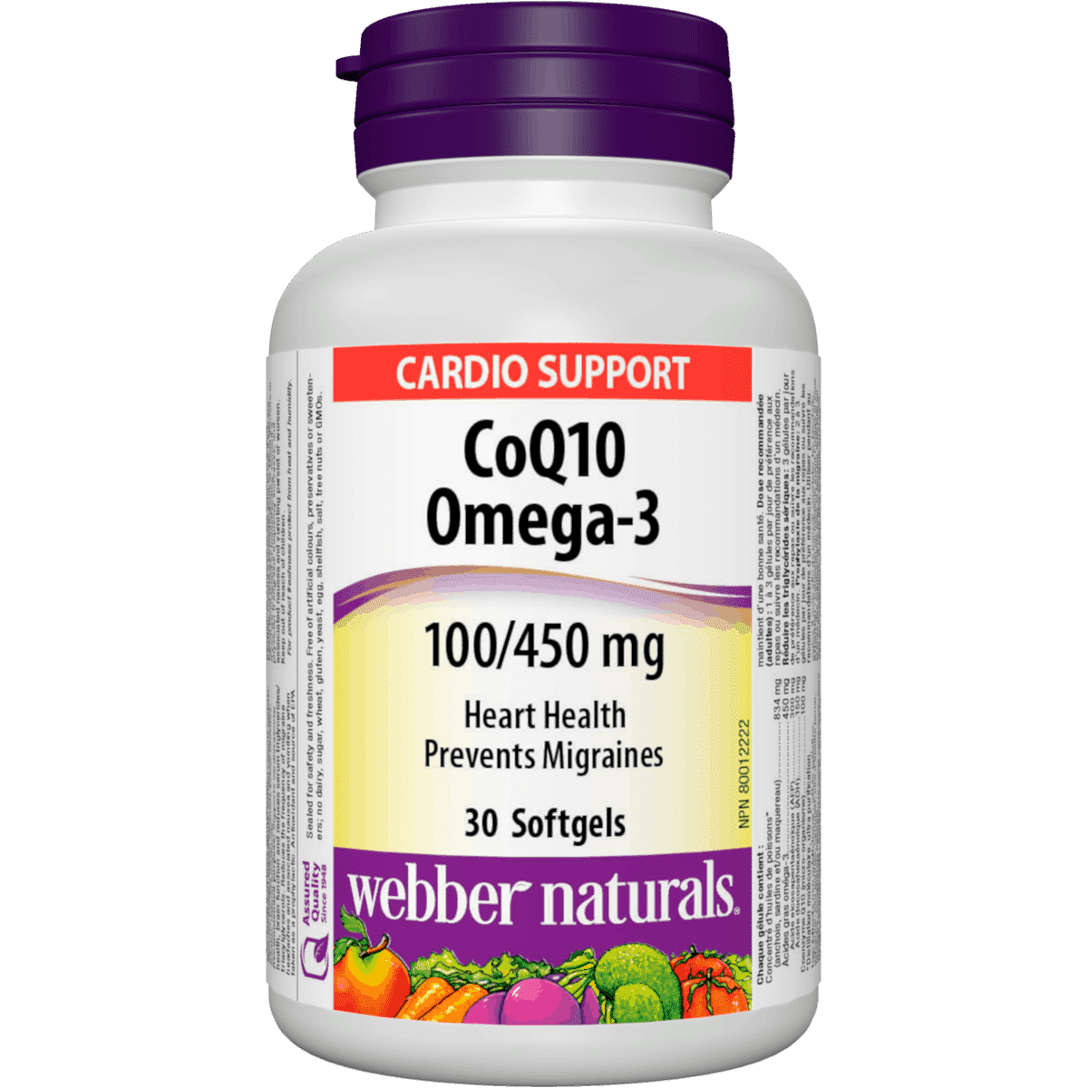 NATURALS COQ10 OMEGA 3 100/450MG SOFTGEL 30s