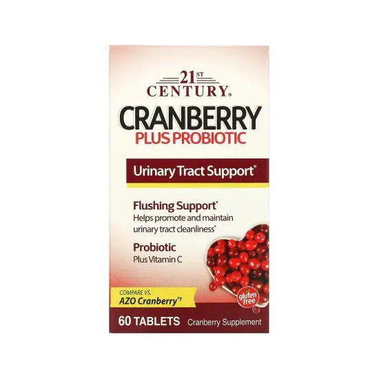 21st Century Cranberry Plus Probiotics 60 Tablets 21st Century