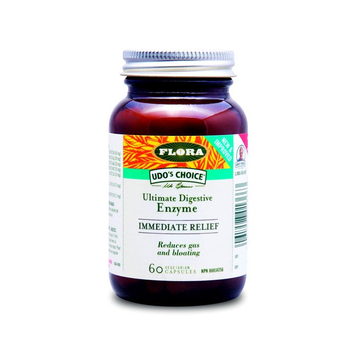 Flora Ultimate Digestive Immediate Relief Enzymes 60's