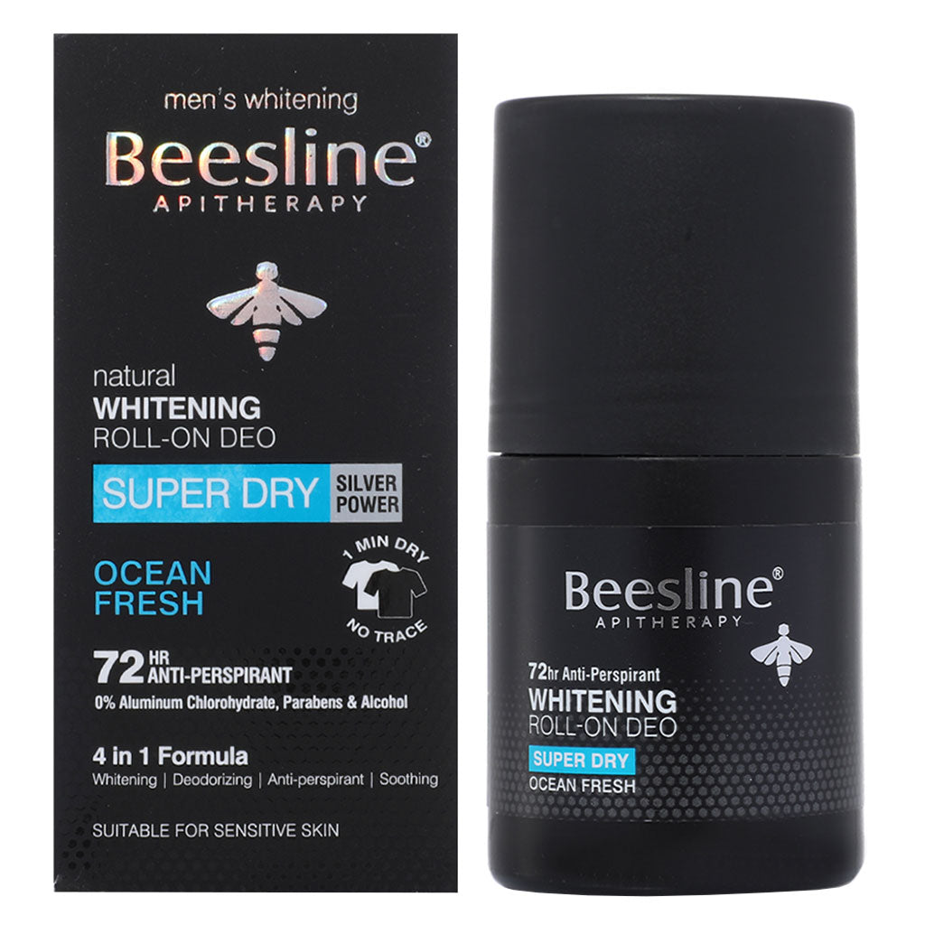 Beesline® Apitherapy Men Whitening Roll-On Deo Super Dry Ocean Fresh 50 mL