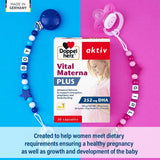 Doppelherz aktiv Vital Materna Plus Capsules For Conception, Pregnancy & Breastfeeding Support, Pack of 30's