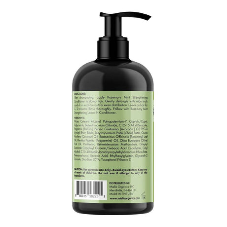 Mielle Rosemary Mint Hair Strengthening Conditioner With Biotin For All Hair Types 355ml