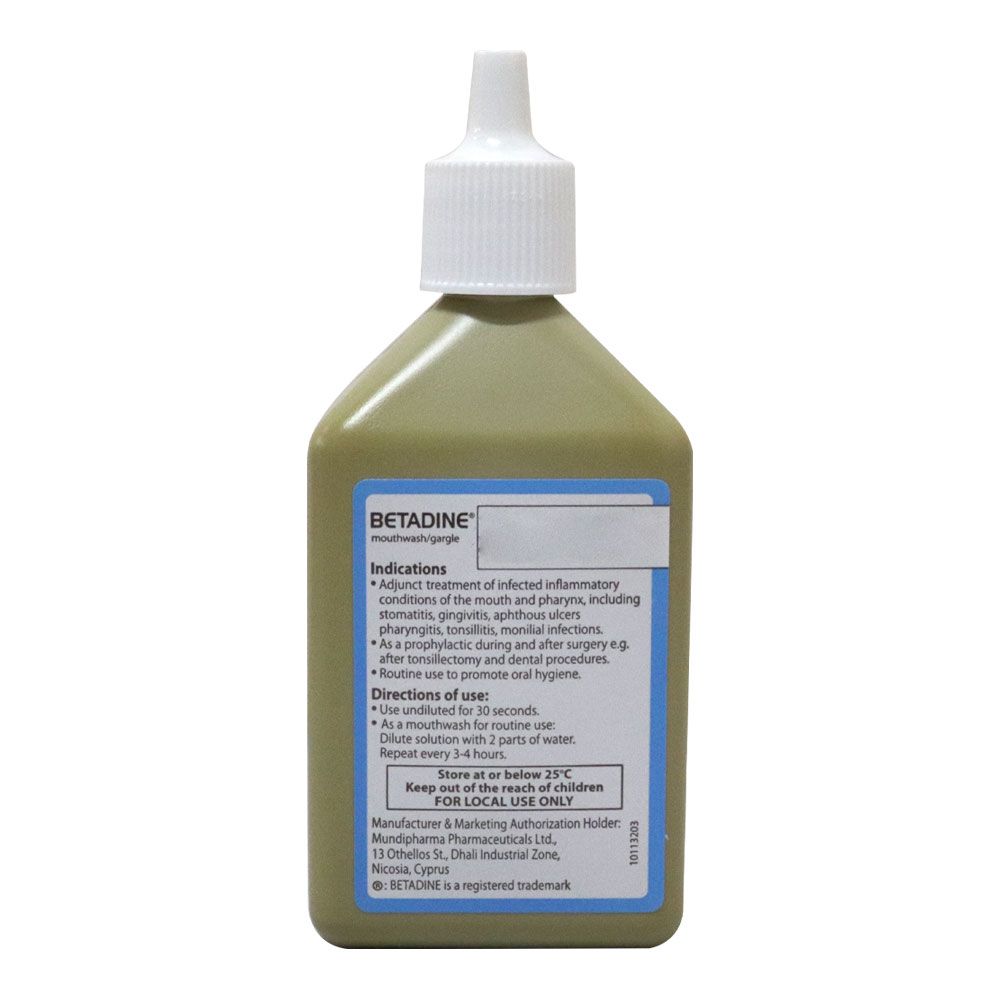 Betadine Mouthwash/Gargle 125 mL