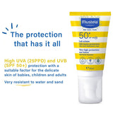 Mustela Very High Protection SPF50+ Facial Sunscreen Lotion For Baby, Water Resistant 40ml