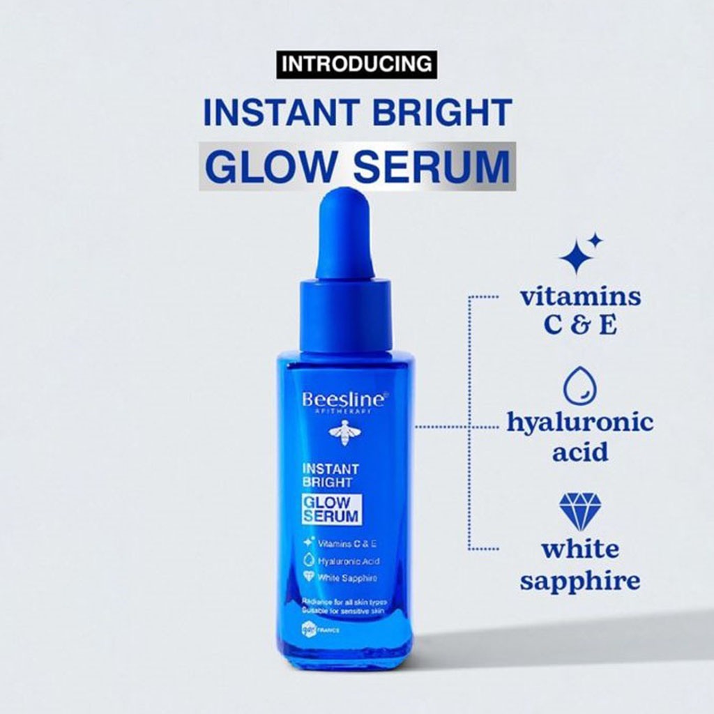Beesline Instant Bright Glow Serum for All Skin Types 30ml